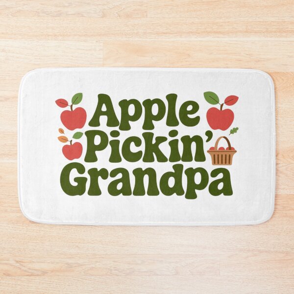 Item preview, Apple Picking with Grandpa Fun Fall Family Harvest Design designed and sold by BunBuntheDog-.