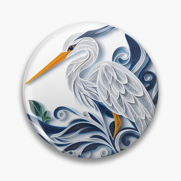 Item preview, Papercraft White Blue Crane designed and sold by Catobix.