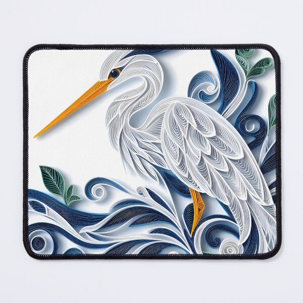 Item preview, Papercraft White Blue Crane designed and sold by Catobix.