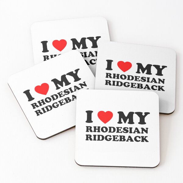 Item preview, I Love My Rhodesian Ridgeback Style NY Heart Dog Gift designed and sold by Guarddogdrive.