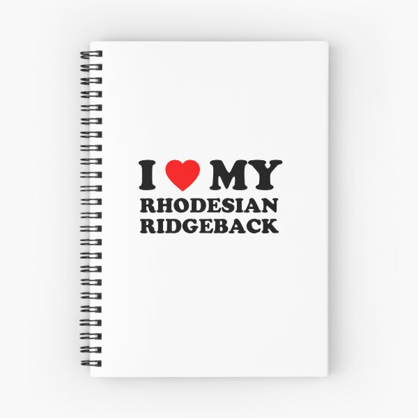 Item preview, I Love My Rhodesian Ridgeback Style NY Heart Dog Gift designed and sold by Guarddogdrive.