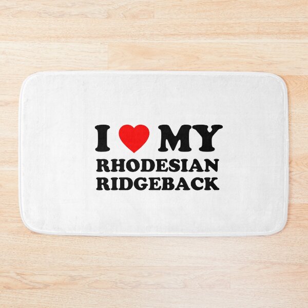 Item preview, I Love My Rhodesian Ridgeback Style NY Heart Dog Gift designed and sold by Guarddogdrive.