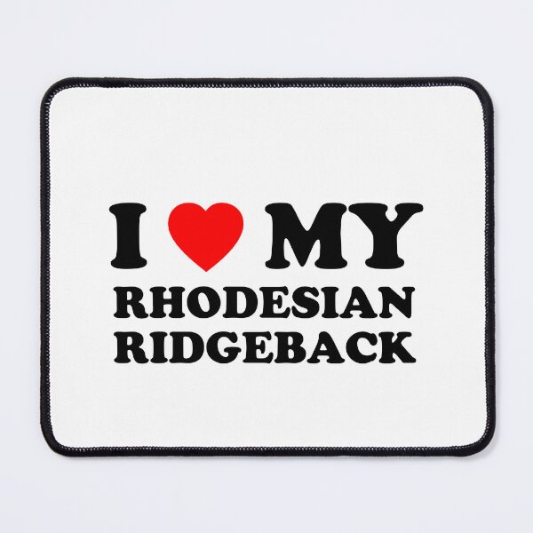 Item preview, I Love My Rhodesian Ridgeback Style NY Heart Dog Gift designed and sold by Guarddogdrive.