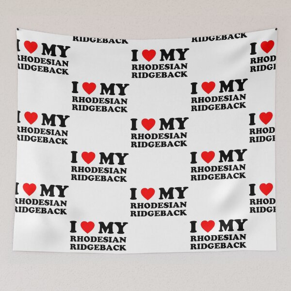 Item preview, I Love My Rhodesian Ridgeback Style NY Heart Dog Gift designed and sold by Guarddogdrive.