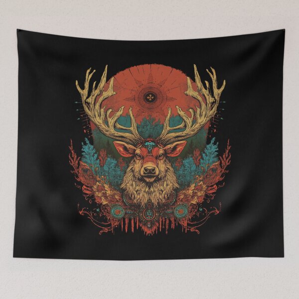 Item preview, Perun's Spirit: Deer of Slavic Mysticism designed and sold by MythSpire.