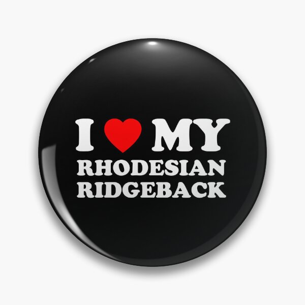 Item preview, I Love My Rhodesian Ridgeback Style NY Heart Dog Gift designed and sold by Guarddogdrive.