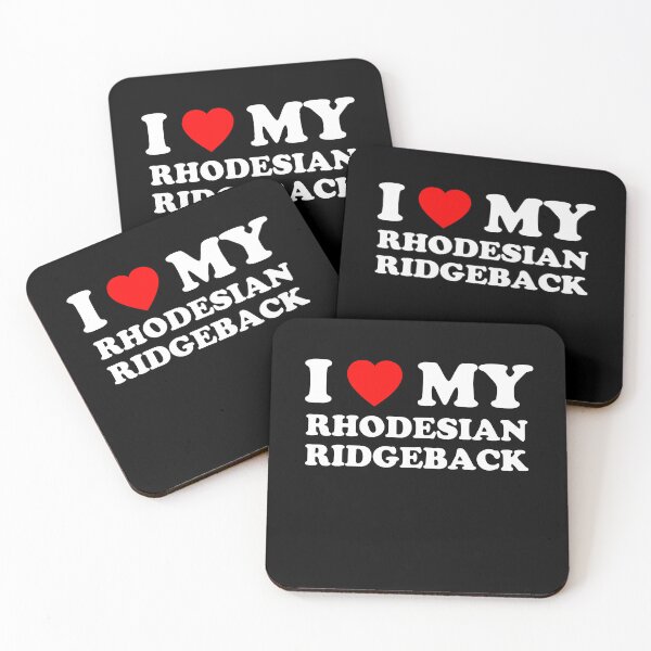 Item preview, I Love My Rhodesian Ridgeback Style NY Heart Dog Gift designed and sold by Guarddogdrive.