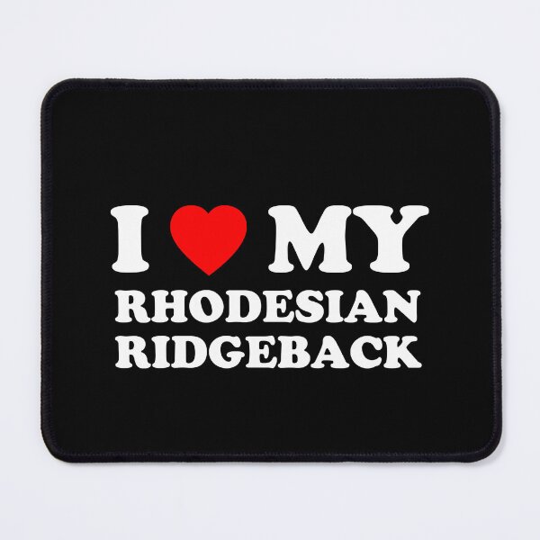 Item preview, I Love My Rhodesian Ridgeback Style NY Heart Dog Gift designed and sold by Guarddogdrive.