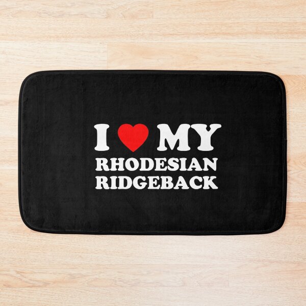 Item preview, I Love My Rhodesian Ridgeback Style NY Heart Dog Gift designed and sold by Guarddogdrive.