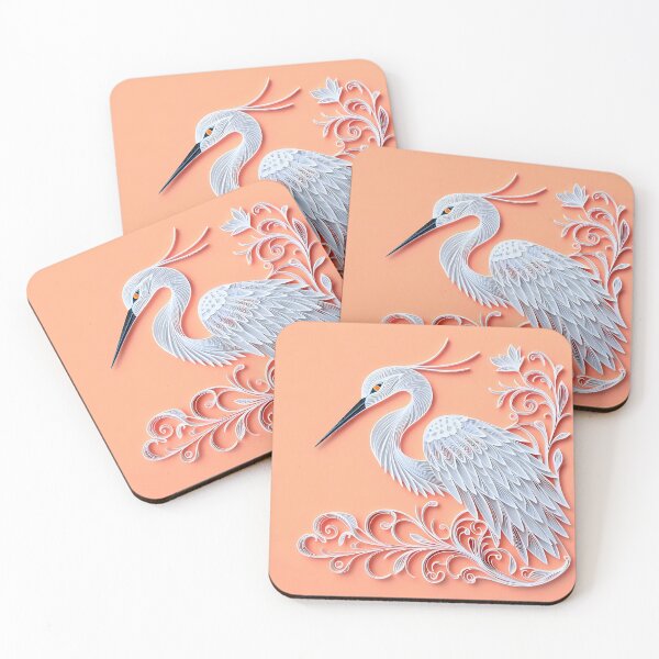 Item preview, Papercraft Peach Crane designed and sold by Catobix.