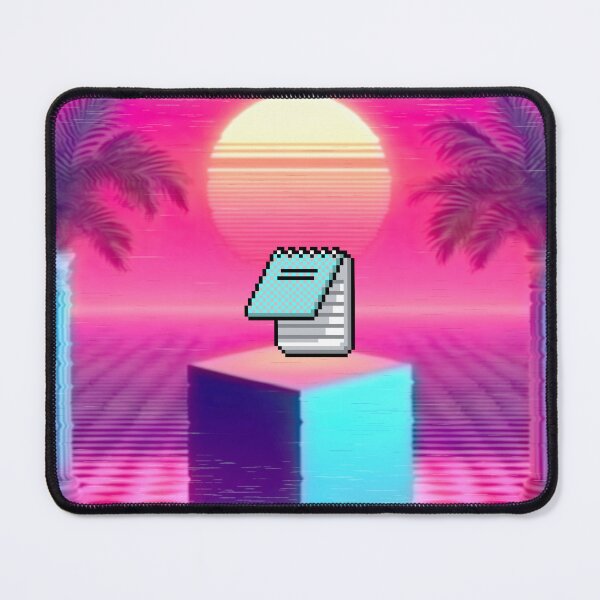Item preview, Vaporwave aesthetic - distorted columns, ferns, icon and sunset designed and sold by analogsandpixel.