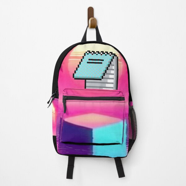 Item preview, Vaporwave aesthetic - distorted columns, ferns, icon and sunset designed and sold by analogsandpixel.