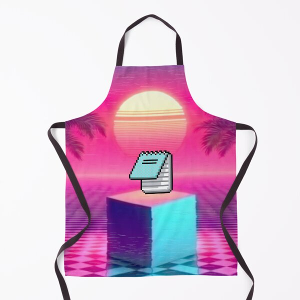 Item preview, Vaporwave aesthetic - distorted columns, ferns, icon and sunset designed and sold by analogsandpixel.