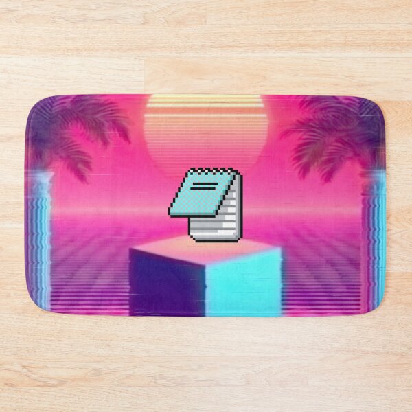 Item preview, Vaporwave aesthetic - distorted columns, ferns, icon and sunset designed and sold by analogsandpixel.