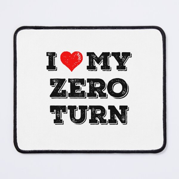 Item preview, I Love Zero Turn Funny Yardwork Dog Dad Husband Gift designed and sold by Guarddogdrive.