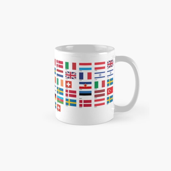 Item preview, Every Eurovision Song Contest Winner's Flag designed and sold by MonopolyBoy.