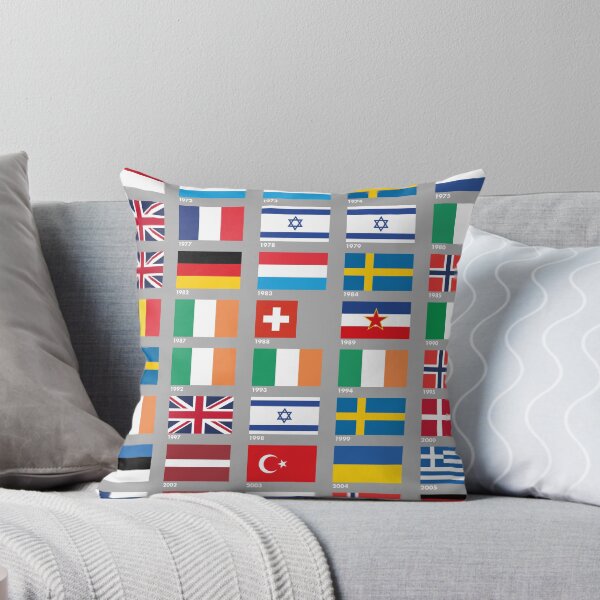 Item preview, Every Eurovision Song Contest Winner's Flag designed and sold by MonopolyBoy.