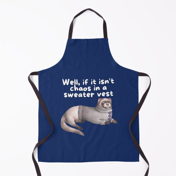Item preview, Well, if it isn’t chaos in a sweater vest... designed and sold by Evie Gerontis.