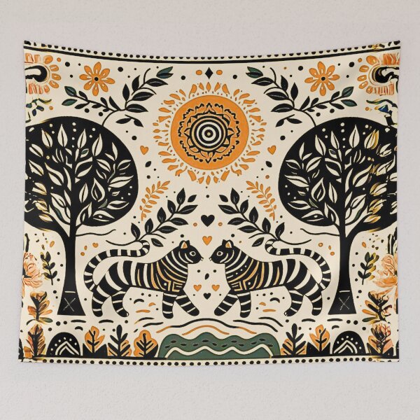Item preview, simple madhubani designed and sold by MerryCrown.