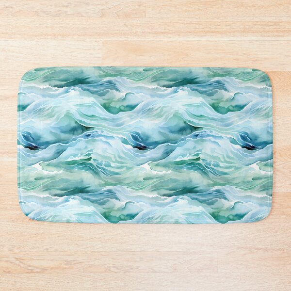 Item preview, Sea Waves Watercolor Pattern #6 designed and sold by NatureSight.