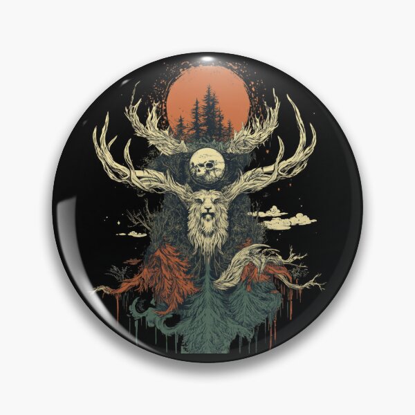 Item preview, Perun and the Sacred Deer: A Mystical Slavic Tribute designed and sold by MythSpire.