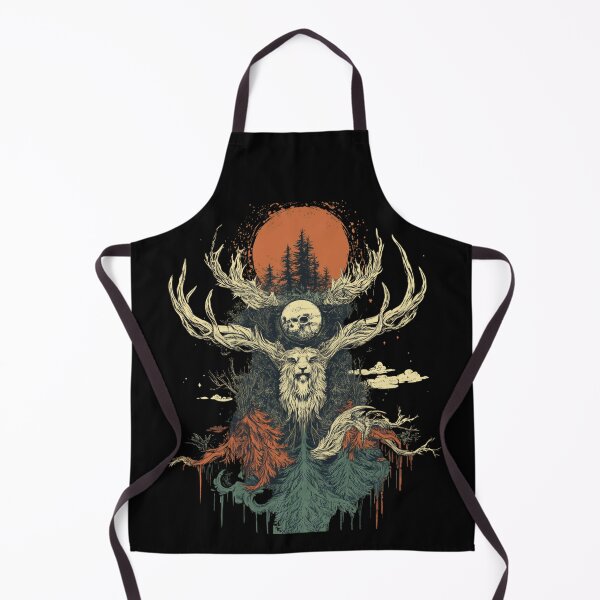 Item preview, Perun and the Sacred Deer: A Mystical Slavic Tribute designed and sold by MythSpire.