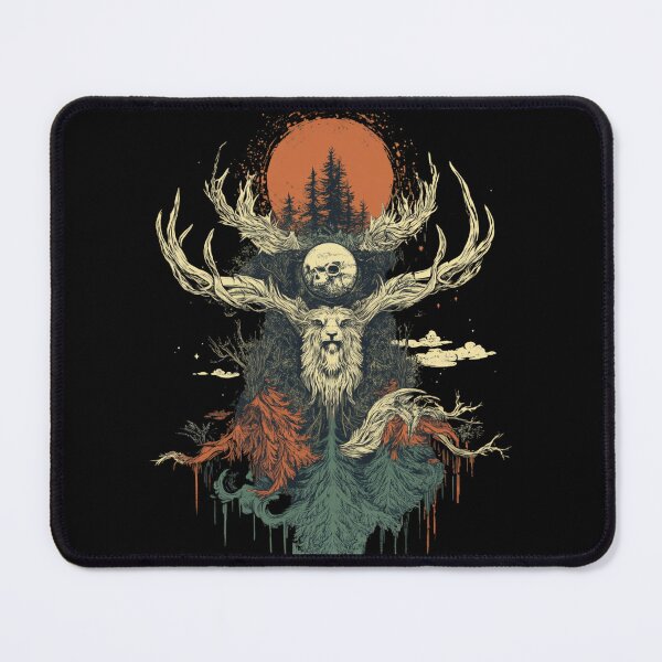 Item preview, Perun and the Sacred Deer: A Mystical Slavic Tribute designed and sold by MythSpire.