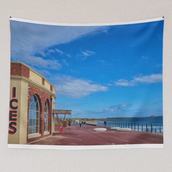 Item preview, Whitley Bay Promenade and The Rendezvous Cafe designed and sold by Violaman.