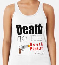 Tod der Todesstrafe im Nahen Osten! Racerback Tank Top