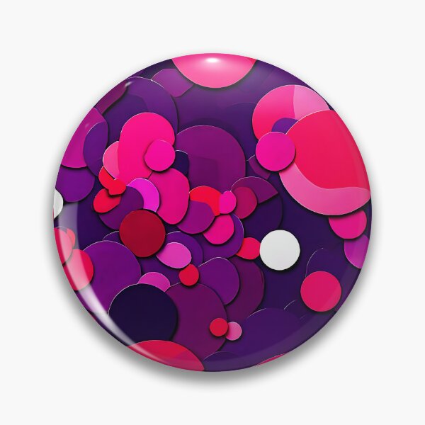 Item preview, Overlapping purple and fuchsia circles for a bold, vibrant designed and sold by Tchoice.