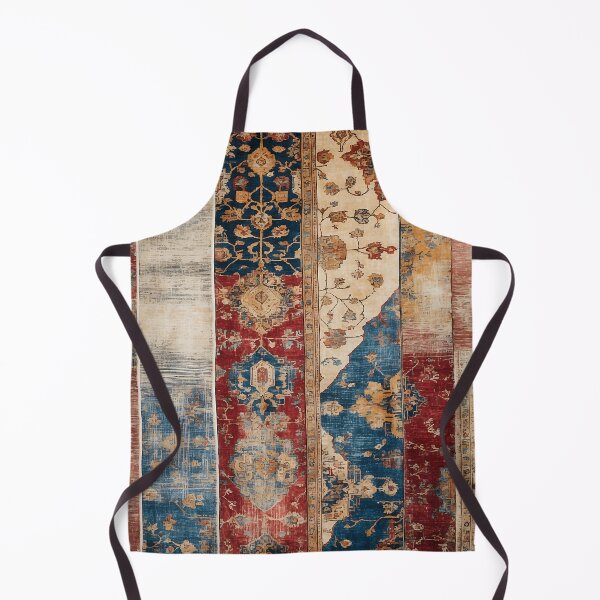 Item preview, Bohemian Striped Vintage Rug: Distressed Multicolor Oriental Patterns designed and sold by Octavia Soldani.