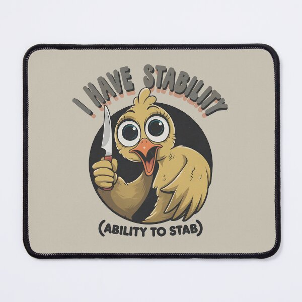 Item preview, Crazy duck I have stability ability to stab retro cartoon designed and sold by Osaya-Store.