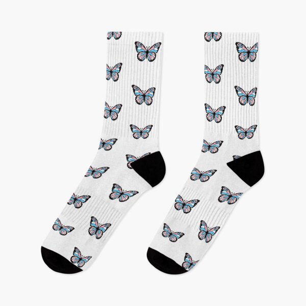 Item preview, Trans pride flag butterfly  designed and sold by theniamhmachine.