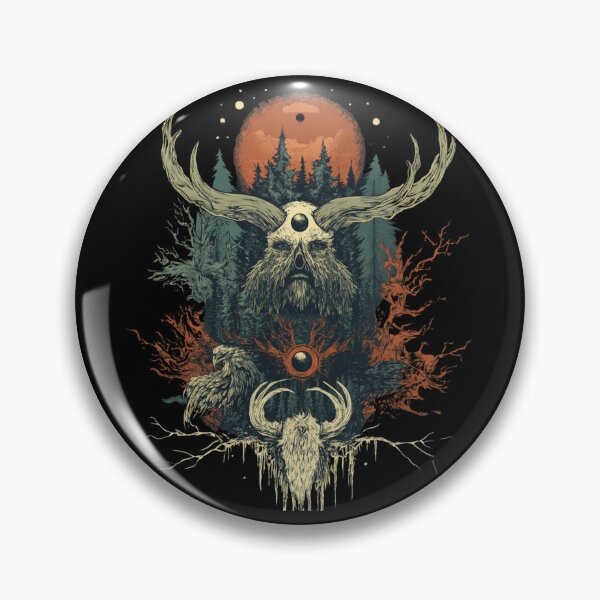 Item preview, Perun's Emblem: Earthy Mythology in Hand-Drawn Style designed and sold by MythSpire.