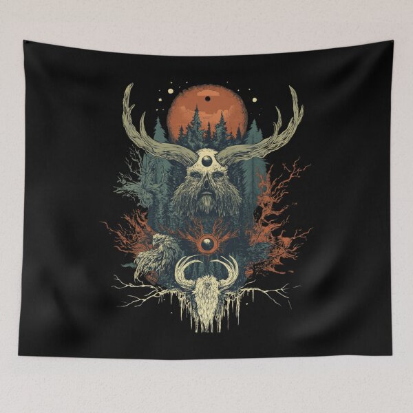 Item preview, Perun's Emblem: Earthy Mythology in Hand-Drawn Style designed and sold by MythSpire.