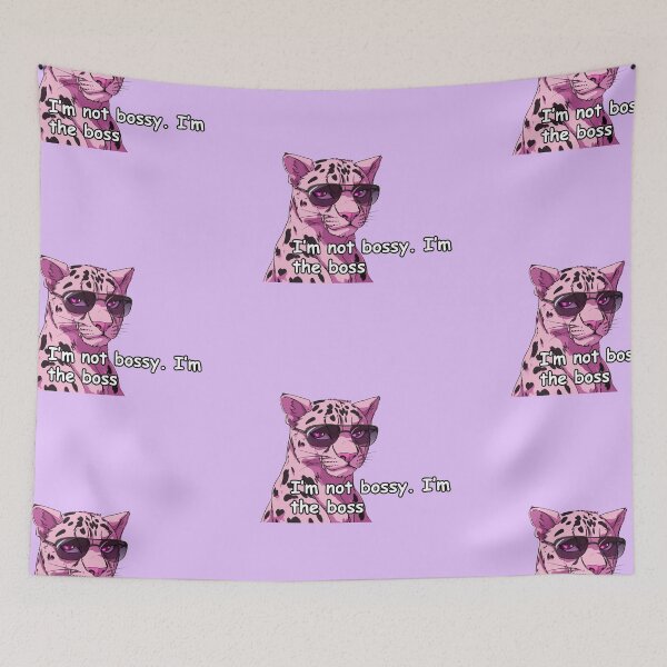 Item preview, Pink jaguar with sunglasses meme quote  designed and sold by pinkuardesign.