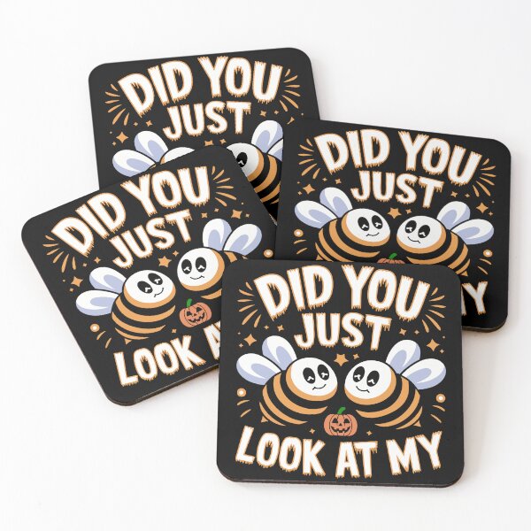 Item preview, Did You Just Look At My Boo-Bees Funny Halloween Ghosts designed and sold by Kuki-shop.