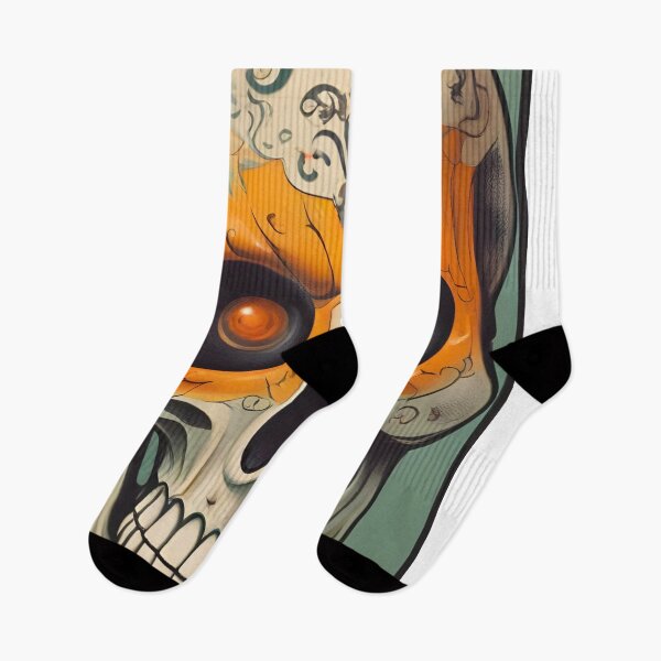 Item preview, Pumpkin Skull designed and sold by MatrixTattoo.