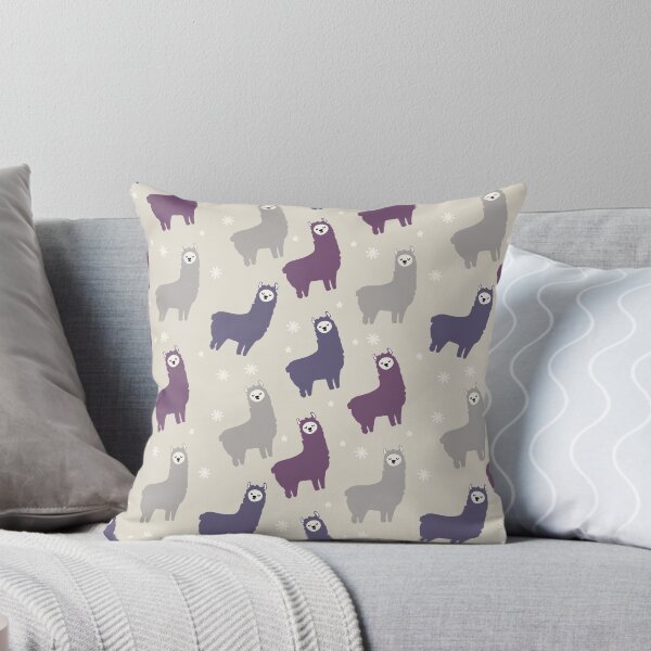 Item preview, Purple Fluffy Llamas designed and sold by dottiedigitals.