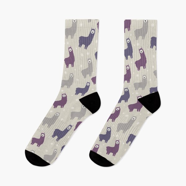 Item preview, Purple Fluffy Llamas designed and sold by dottiedigitals.