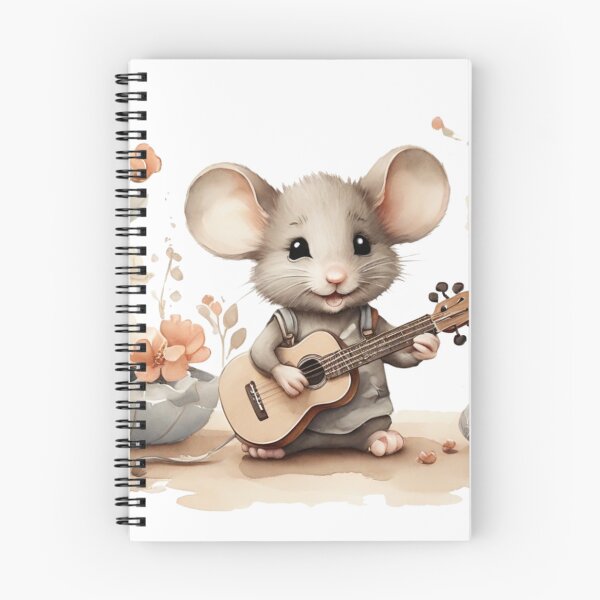 Item preview, Cute Mouse Playing Guitar designed and sold by Pawsandco.