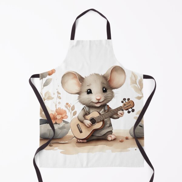 Item preview, Cute Mouse Playing Guitar designed and sold by Pawsandco.