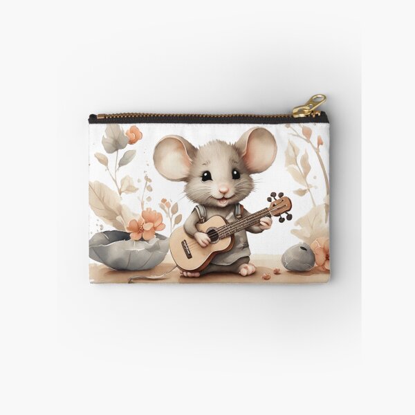 Item preview, Cute Mouse Playing Guitar designed and sold by Pawsandco.