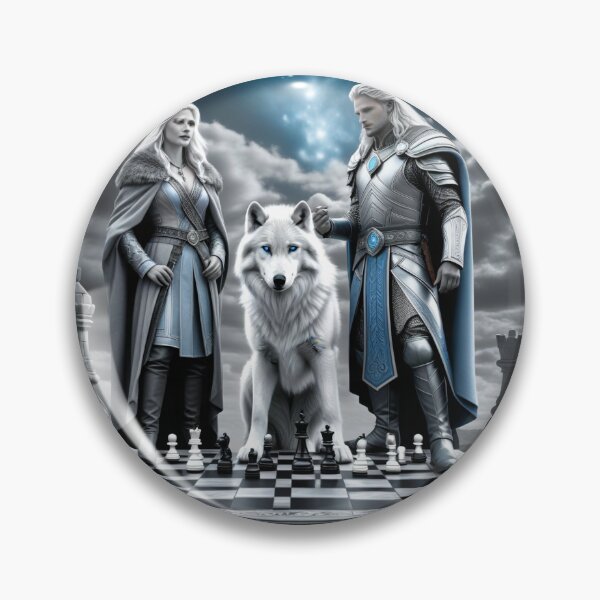 Item preview, The King and Queen's mascot in the chess game designed and sold by roman747.