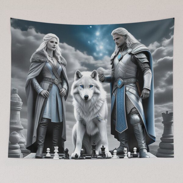 Item preview, The King and Queen's mascot in the chess game designed and sold by roman747.