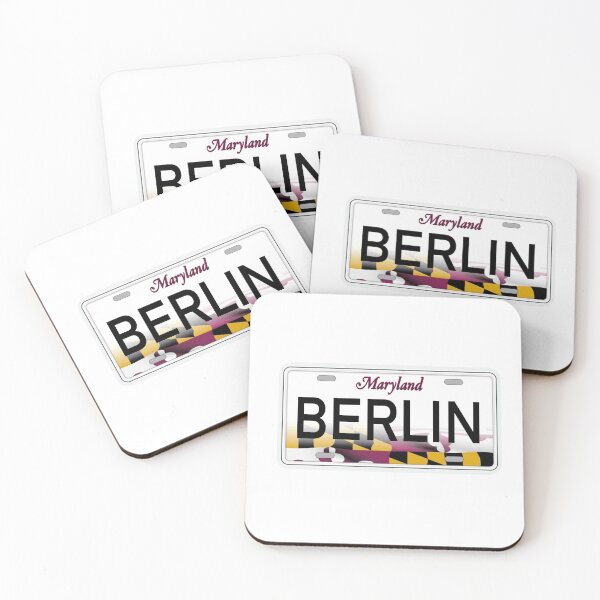 Item preview, Berlin Maryland License Plate designed and sold by delmarvastickers.