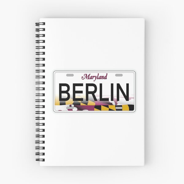 Item preview, Berlin Maryland License Plate designed and sold by delmarvastickers.