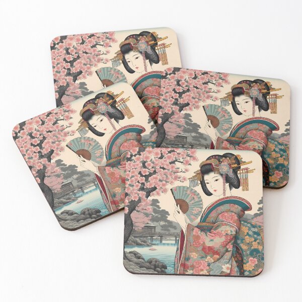 Item preview, Girl in Traditional Japanese Art  designed and sold by OzzFrequency.