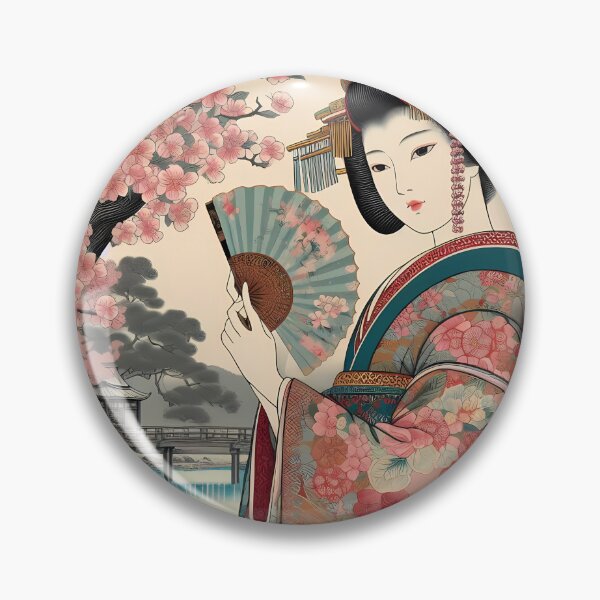 Artikelvorschau, Mädchen in der traditionellen japanischen Kunst entworfen und verkauft von OzzFrequency.