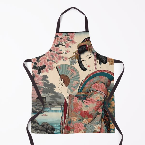 Item preview, Girl in Traditional Japanese Art designed and sold by OzzFrequency.